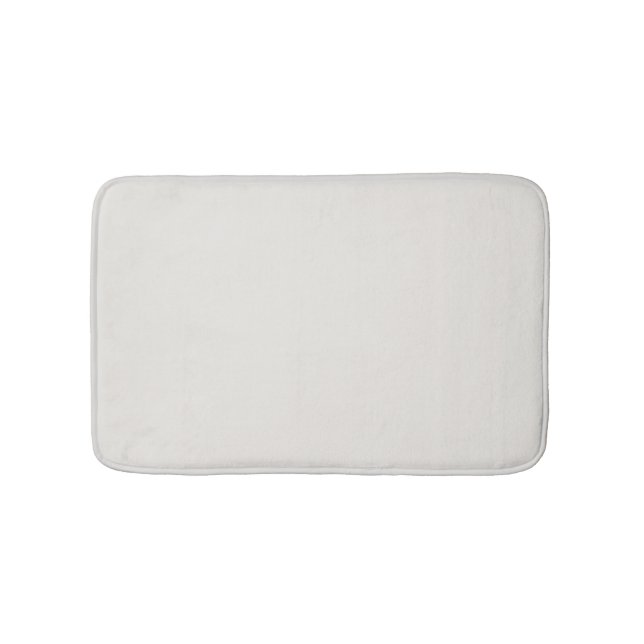 Snowbound Solid Colour Bath Mat (Front)