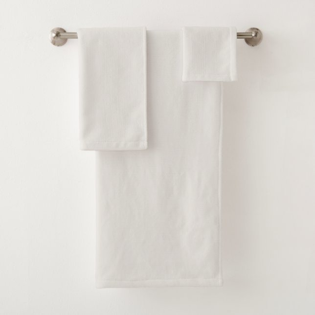 Snowbound Solid Colour Bath Towel Set (Insitu)