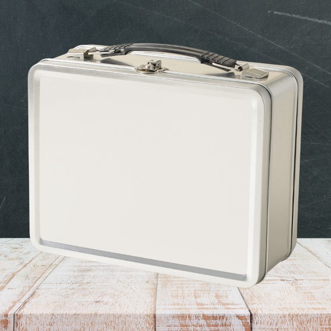 Snowbound Solid Colour Metal Lunch Box (Creator Uploaded)