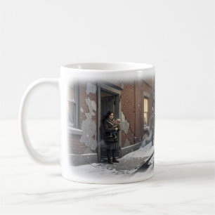 Snowbound Street of Quiet Hope Winter Mug