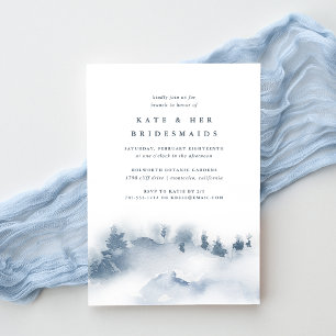 Snowbound   Winter Bridesmaids Brunch Invitation