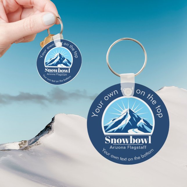 Snowbowl Arizona Flagstaff ski resort gift  Keychain (Creator Uploaded)