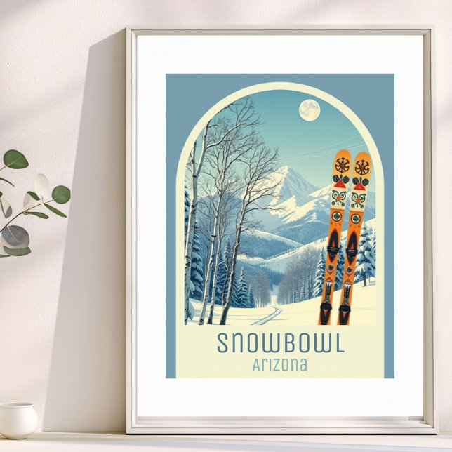 Snowbowl Arizona ski resort  Poster (Créateur téléchargé)