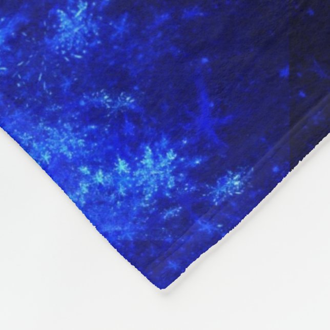 Snowburst Fleece Blanket (Corner)