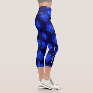 Snowburst Special tile 2 Capri Leggings