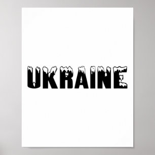 Snowcapped Ukraine - Ukrainian Winter Souvenir  Poster