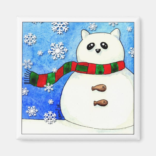 SNOWCAT - Aimant (Devant)