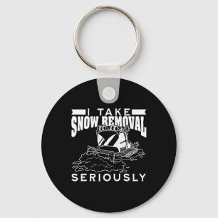 Snowcat Snow Groomer Snowboarding Mountain Profess Keychain