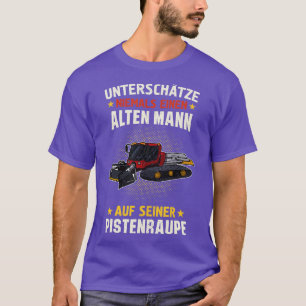 Snowcat Snow grooming Profession Snow Groomer T-Shirt