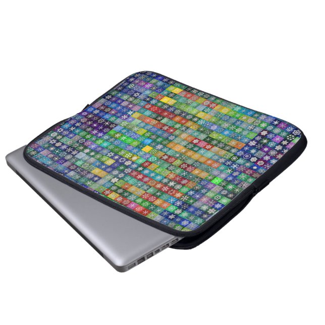 Snowcatcher Snowflakes Electronics Bag (Front Bottom)