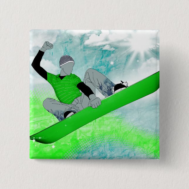 snowcore. 1. 2 inch square button (Front)