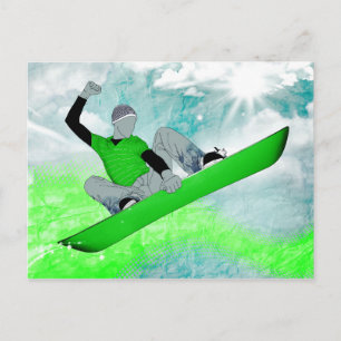 snowcore. 1. postcard