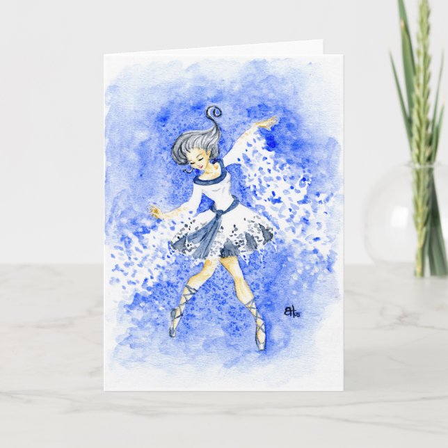 Snowdancer Holiday Card (Front)