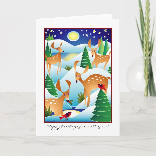Snowdeer Card (Front)