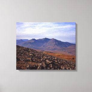 Snowden North Wales Postcard Poster Faux Canvas Pr Print
