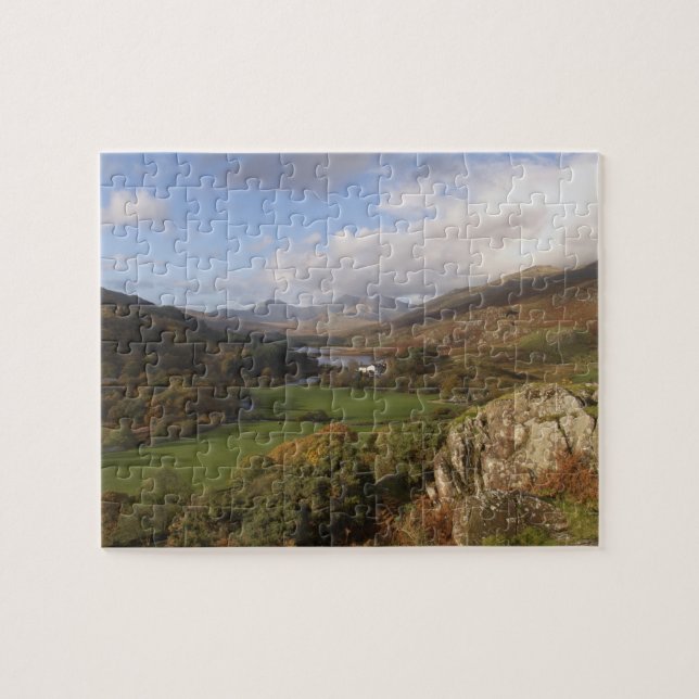 Snowdon from Capel Curig, Gwynedd, Wales (RF) Jigsaw Puzzle (Horizontal)