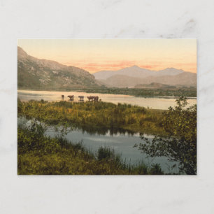 Snowdon from Glaslyn, Gwynedd, Wales Postcard