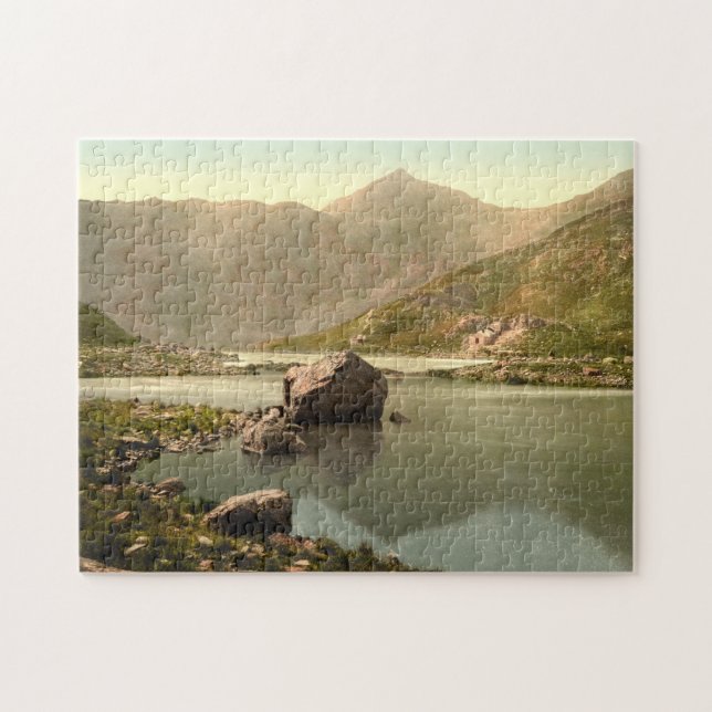 Snowdon from Llyn Llydaw, Gwynedd, Wales Jigsaw Puzzle (Horizontal)