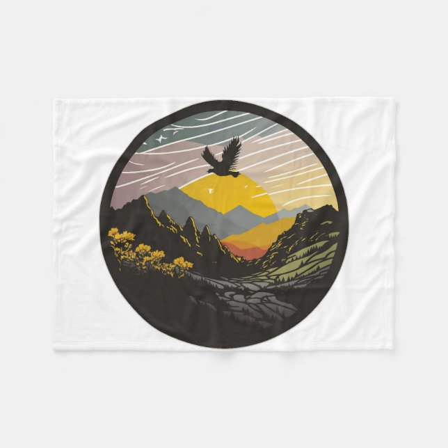 Snowdonia Fleece Blanket (Front (Horizontal))
