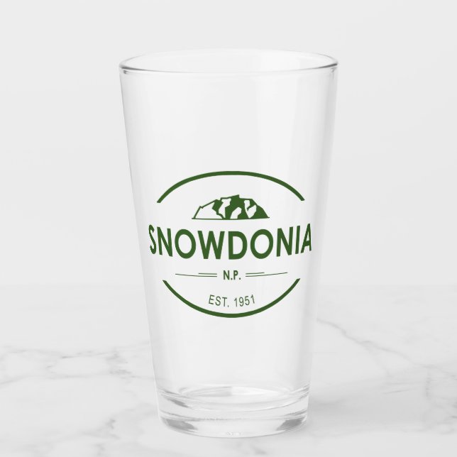 Snowdonia National Park Glass (Front)
