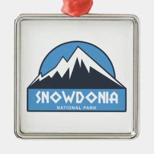 Snowdonia National Park Metal Ornament