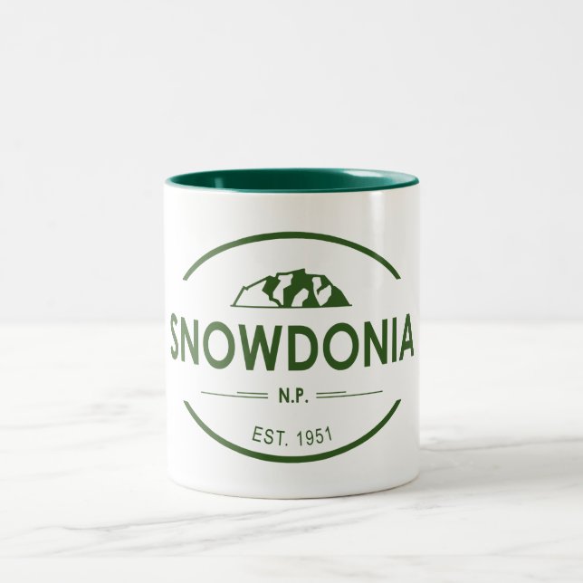 Snowdonia National Park Two-Tone Coffee Mug (Center)