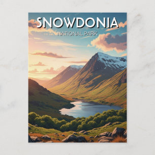 Snowdonia National Park Wales Travel Postcard