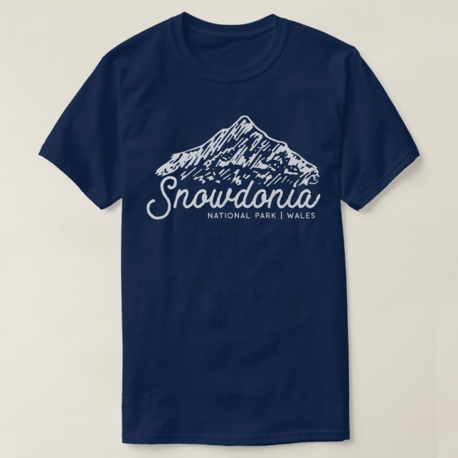 Snowdonia National Park Wales UK T-Shirt (Design Front)