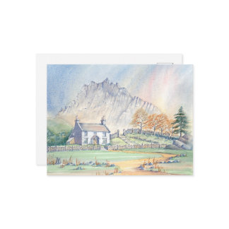 Snowdonia Welsh Mountain Landscape Postcard