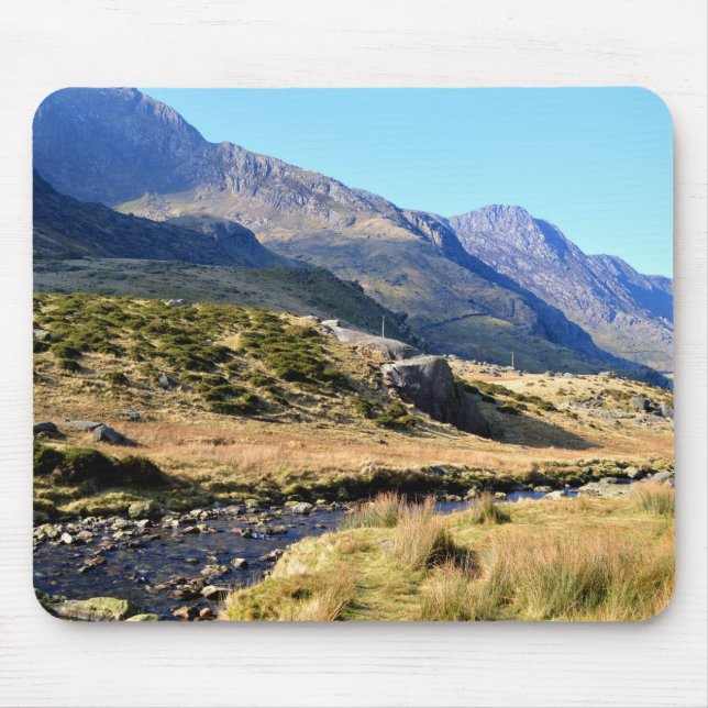 Snowdonian mountains mouse pad (Front)