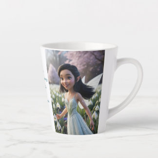 Snowdrop Fairy  Latte Mug