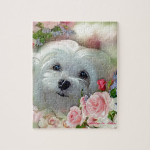 Snowdrop the Maltese Jigsaw Puzzle