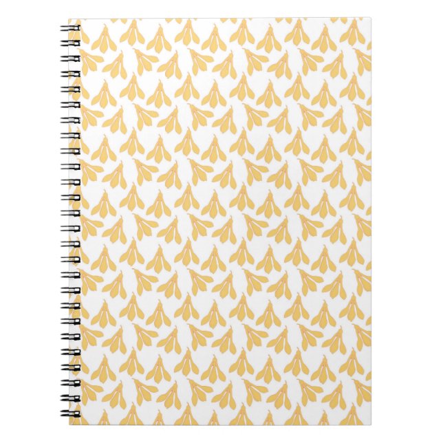 Snowdrop White Rain notebook (Front)