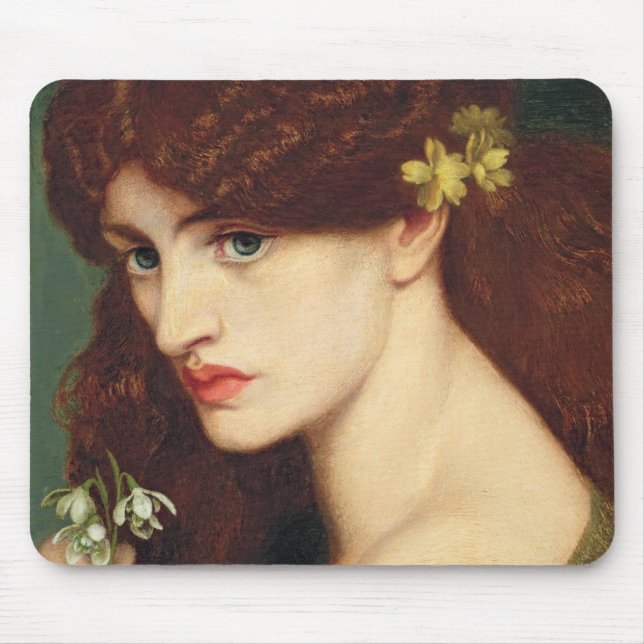 Snowdrops, 1873 (oil on canvas) mouse pad (Front)