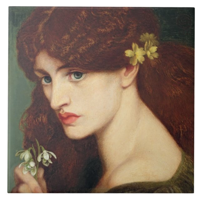 Snowdrops, 1873 (oil on canvas) tile (Front)