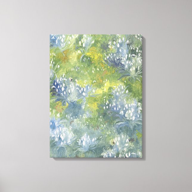 Snowdrops 2014 canvas print (Front)