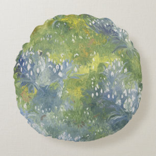 Snowdrops 2014 round pillow