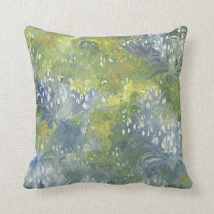 Snowdrops 2014 throw pillow