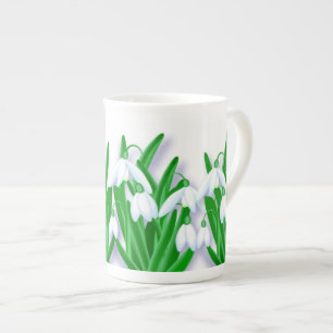 Snowdrops Bone China Mug