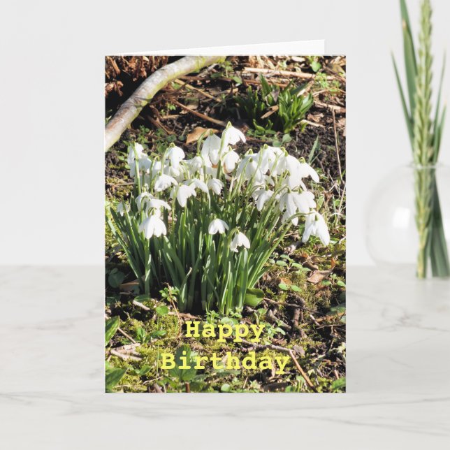 SNOWDROPS CARD (Front)
