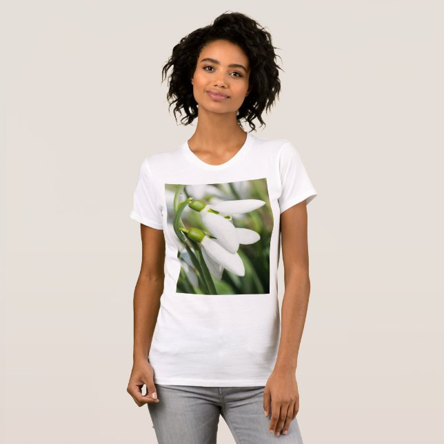 Snowdrops flowers T-Shirt (Front Full)