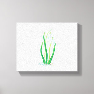 Snowdrops (Galanthus) Canvas Print