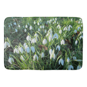 Snowdrops in Full Bloom - Bath Mat