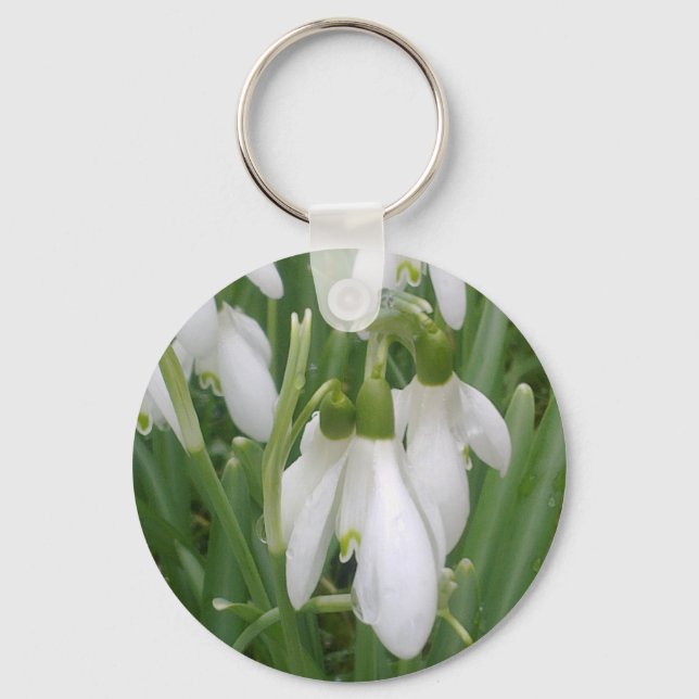Snowdrops Keychain (Front)