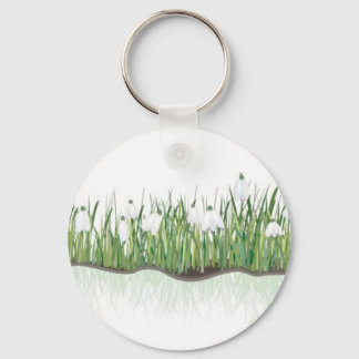 snowdrops keychain