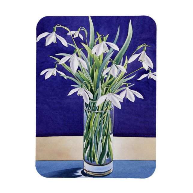 Snowdrops Magnet (Vertical)