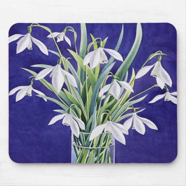 Snowdrops Mouse Pad (Front)