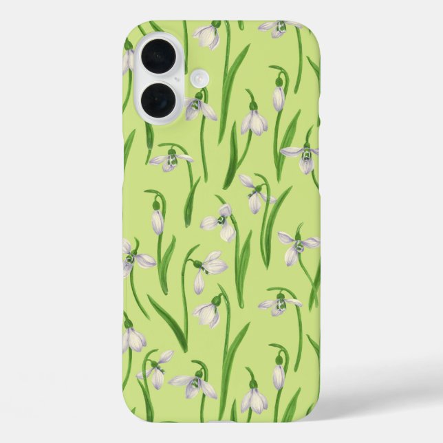 Snowdrops on honey dew Case-Mate iPhone case (Back)