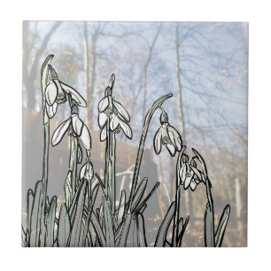 Snowdrops Tile