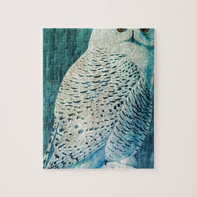 SNOWEY OWL JIGSAW PUZZLE (Vertical)